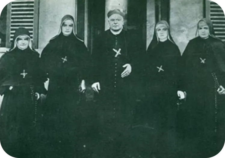 Ir. Josefina D’Ingenhein, Ir. Irene Viganó, Ir. Eufrozina Invernize e Ir. Carolina Squasi