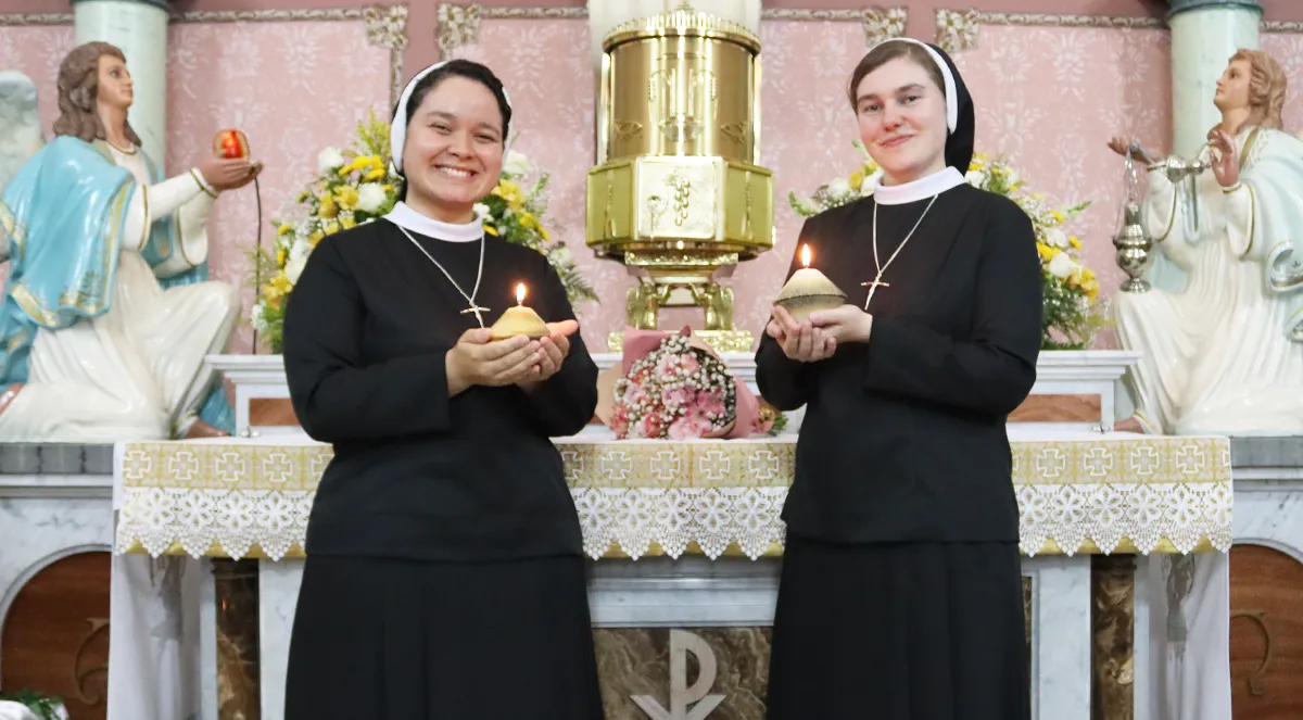 Primeira Profissão Religiosa de Ir. Anelise Wickert e Ir. Kaylane dos Santos Nobrega
